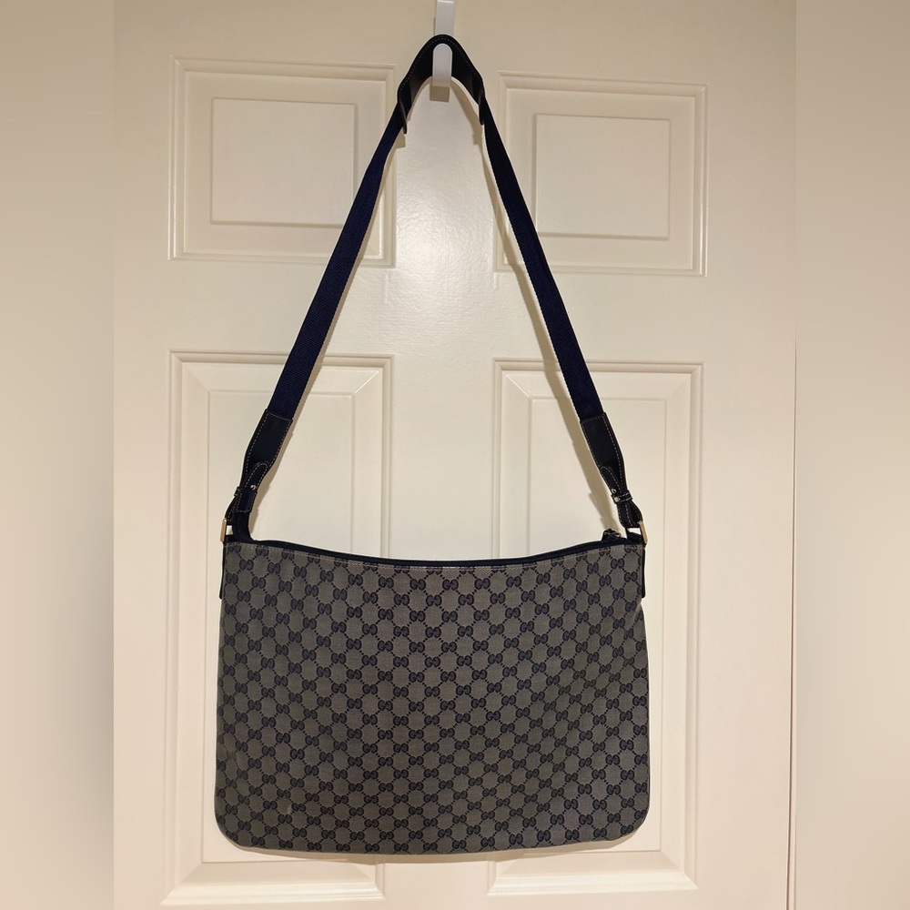 Gucci Men's Brown Crystal GG Messenger Bag - Picture 2 of 14